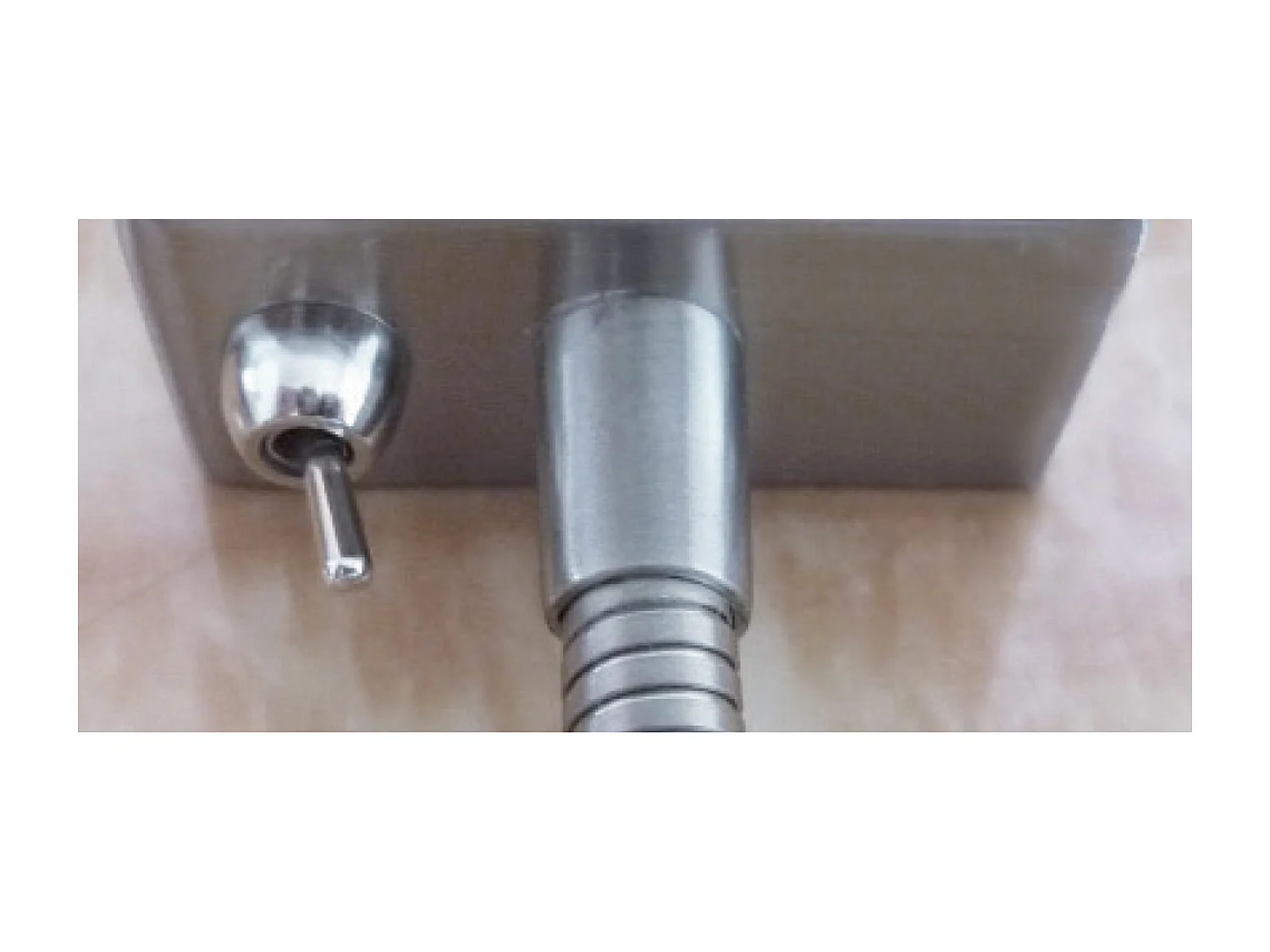 Applique classique Firenze-h43cm-e27 60w+led 3w-1x on&off-acier-nickel,bl-ip20