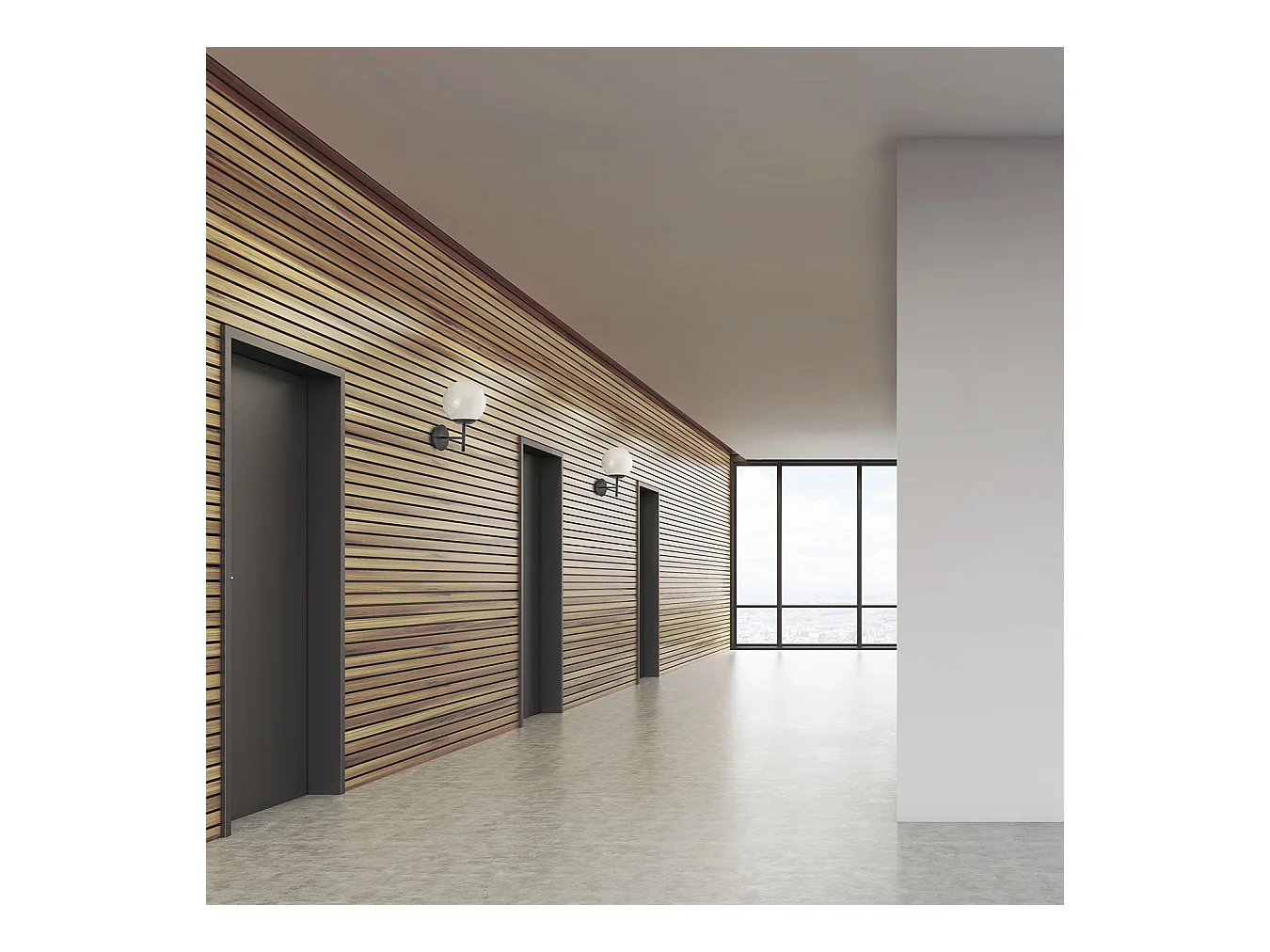 Applique murale classic Oxy-h32cm x Dø20cm-opale-e27 40w-ip40-acier, or