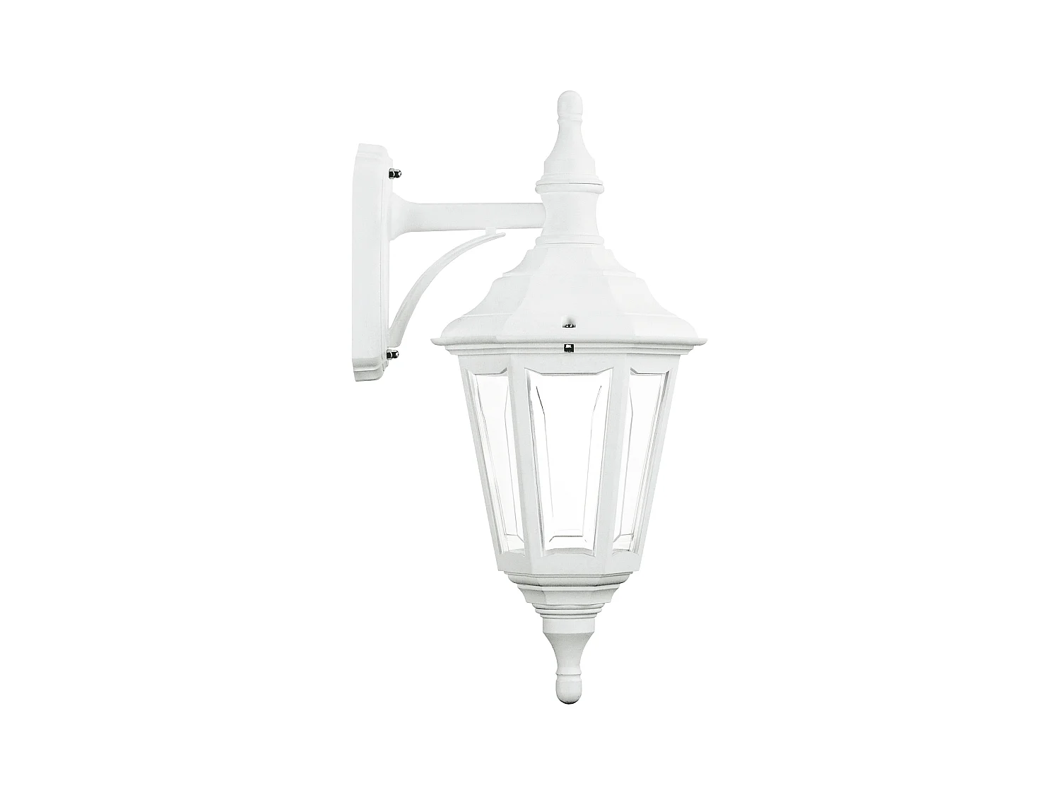 Applique classique Clic clac 6-h46cm x largeur 23cm-e27 42w-polyamide-ip44-blanc