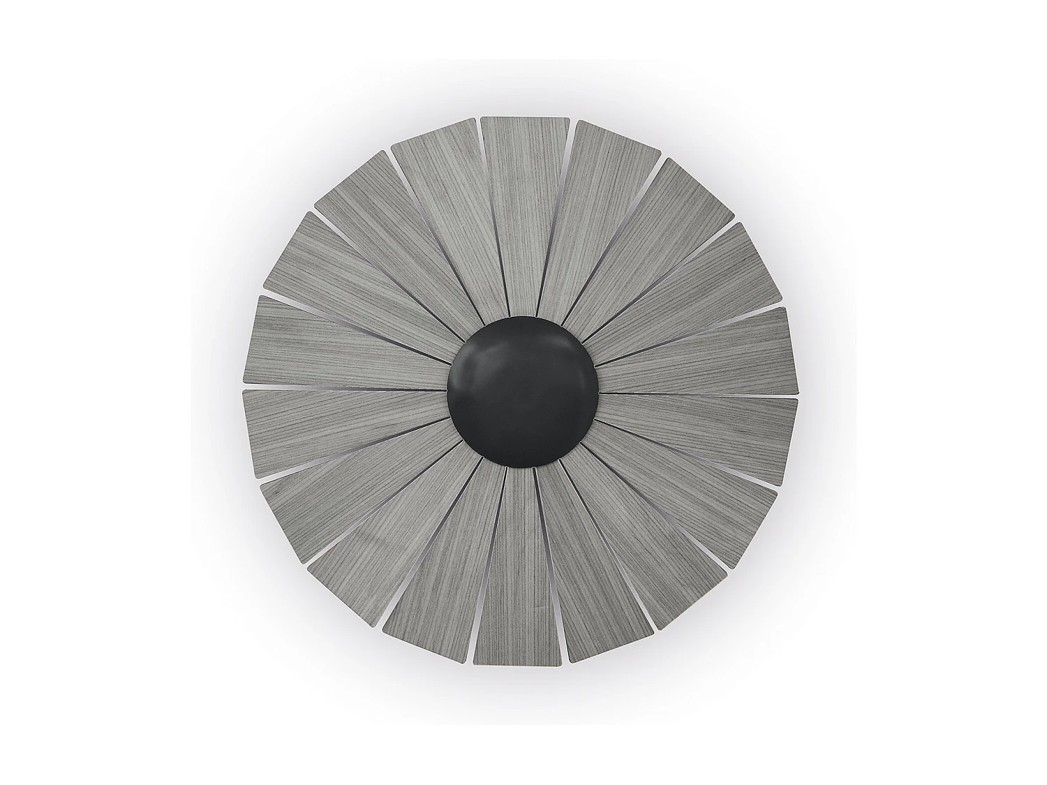 Applique murale modern Eye-d.ø62cm-interieur-led-14w-petit-3k-noir,bois fonce