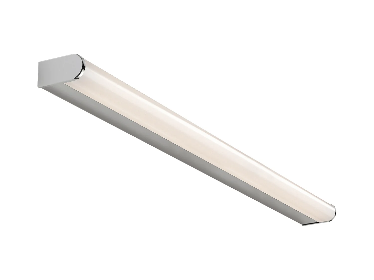 Applique murale moderne Sheid-L.88 cm-LED 18w-1883lm Y 3k-IP44-acier, chrome