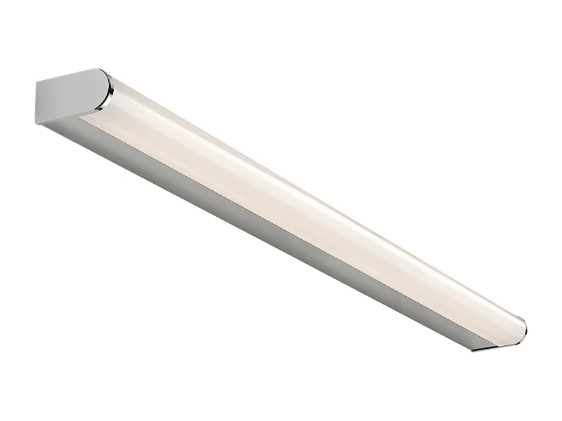 SHEID Wandleuchte im modernen und vielseitigen Stil – L. 88 cm – LED SMD 18 W – 1883 lm und 3 K – IP44 – Stahl und Chrom