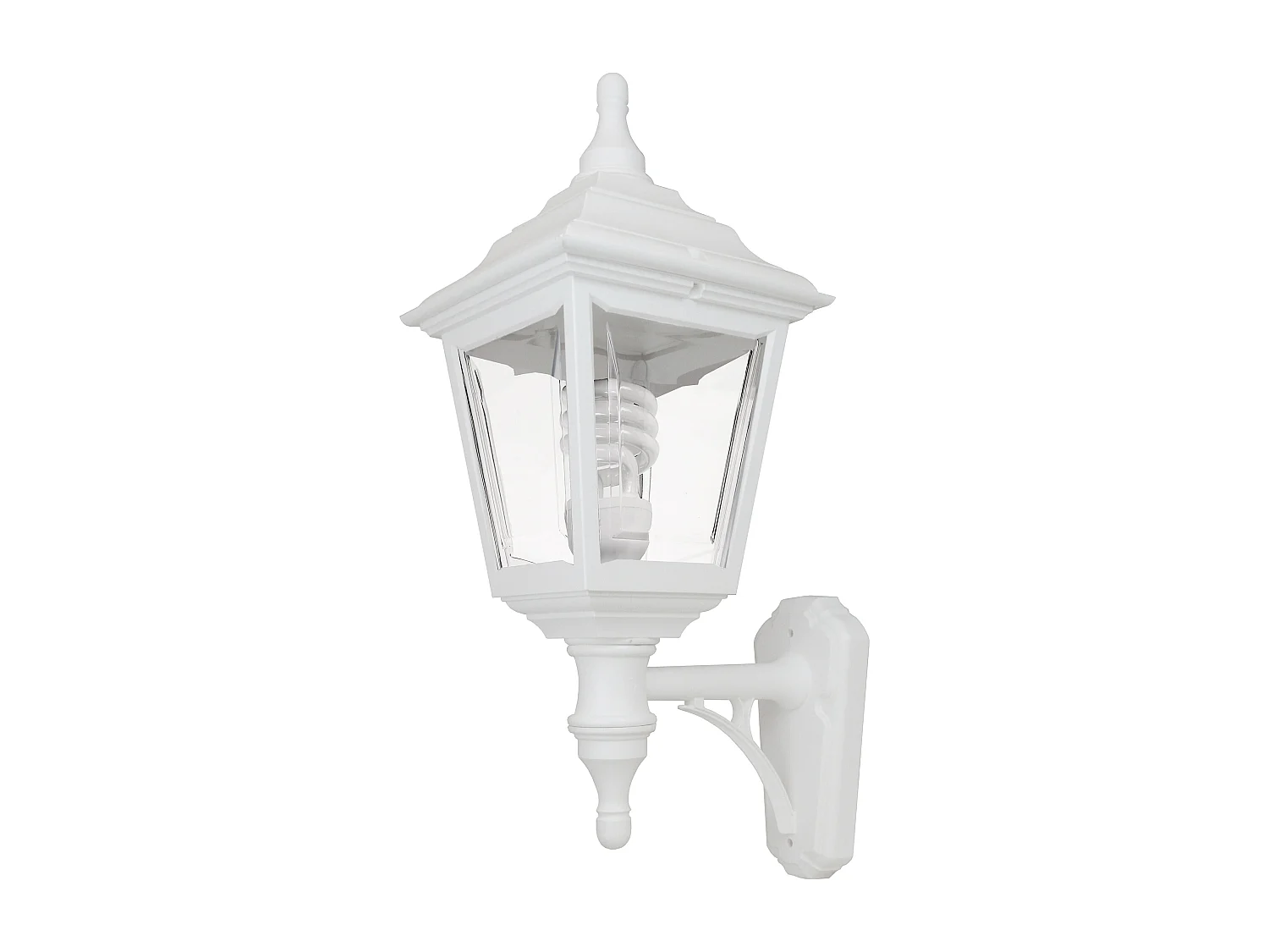 Applique classique Clic Clac 4-h45cm x largeur 32cm-e27 42w-polyamide-ip44-blanc