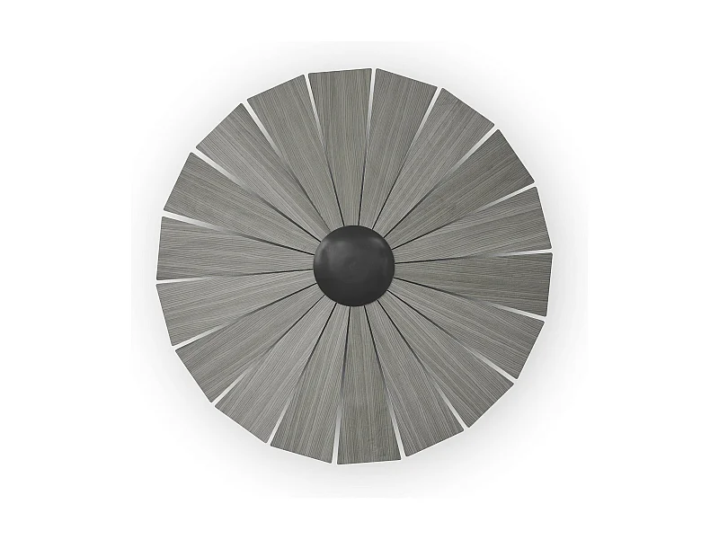 EYE wandlamp moderne stijl - D. ø82 cm - interieur - SMD LED - 14W - klein - 3000K - zwart en donker hout