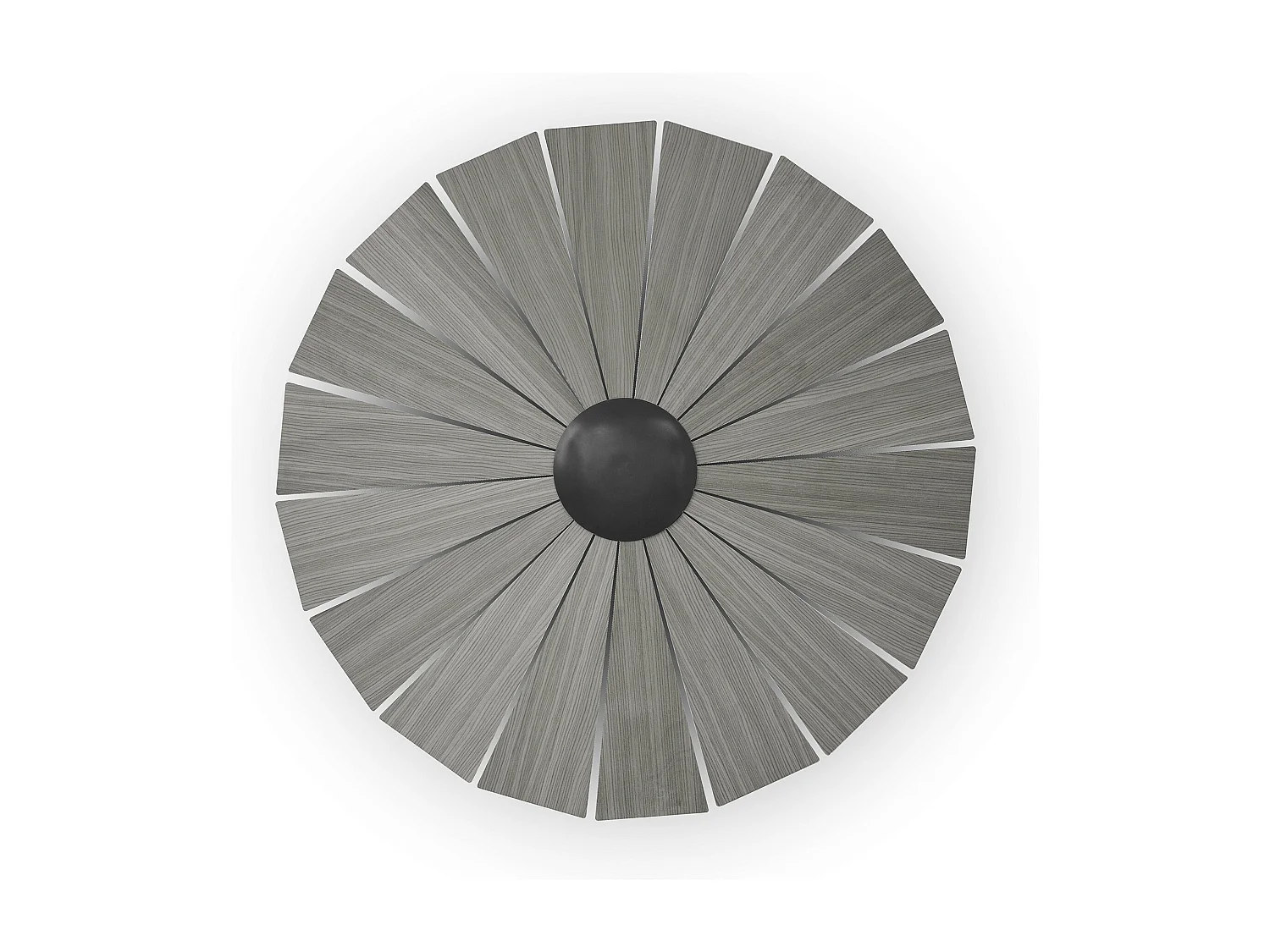 EYE wandlamp moderne stijl - D. ø82 cm - interieur - SMD LED - 14W - klein - 3000K - zwart en donker hout