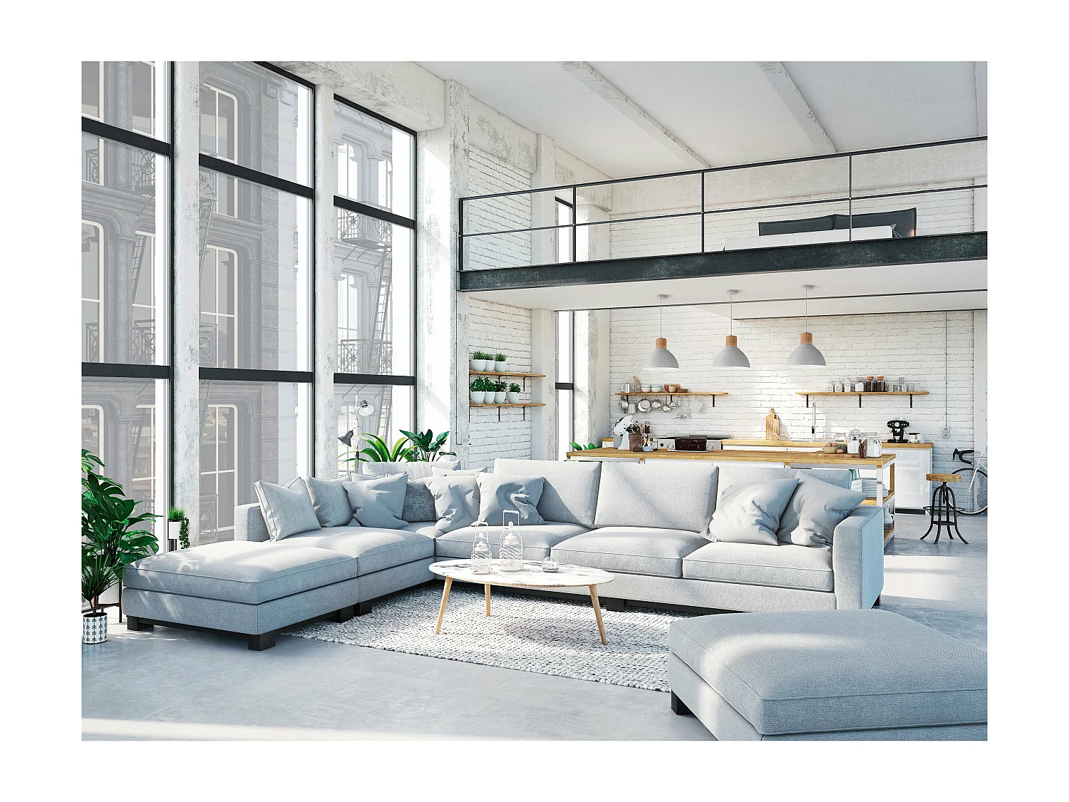 Lampada da soffitto classica Valan-h.100cm x d.ø34 cm-e27 60w-acciaio, legno-ip20-bianco