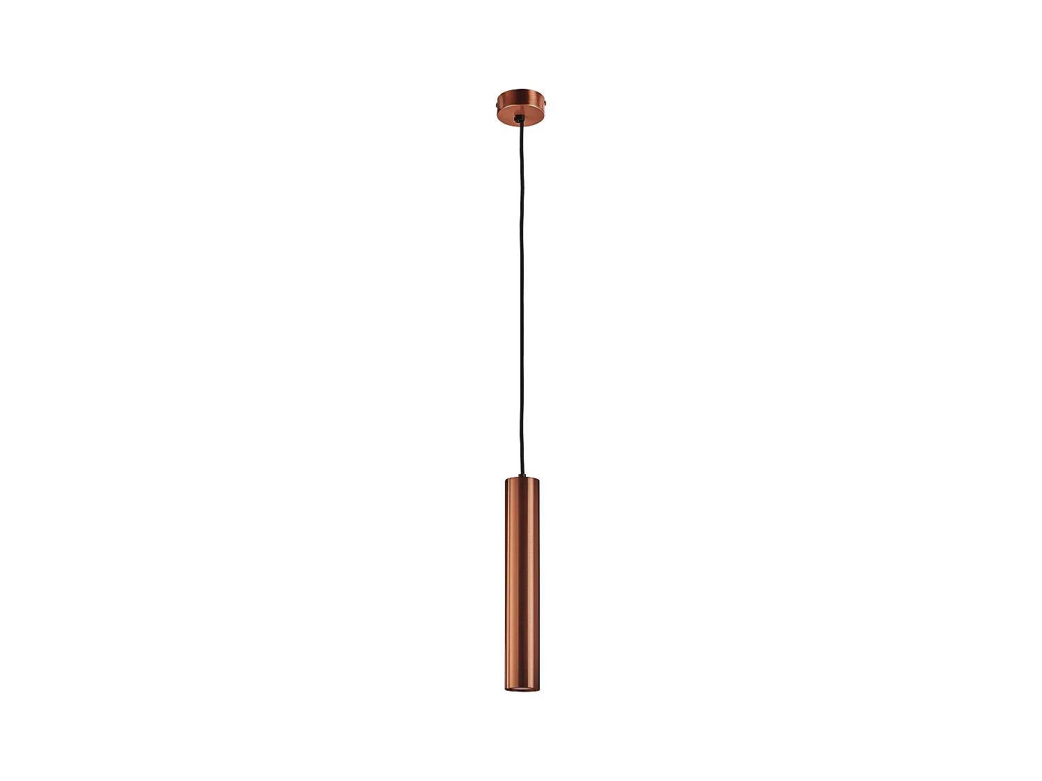 Plafonnier Tania moderne-h 33 cm-gu10 50w-socle ø8 cm-acier et cuivre-ip20