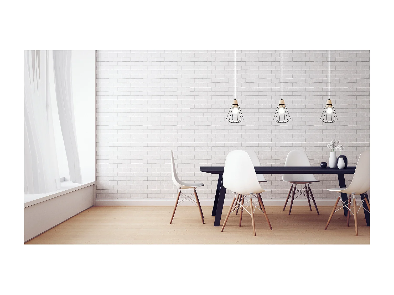 Candeeiro de teto estilo moderno ELGA - A 120 cm - E27 60W - aço e madeira - preto - ip20