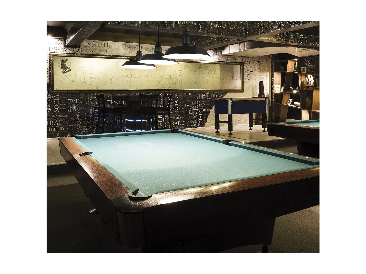 VINTAGE Deckenleuchte im industriellen und modernen Stil – H. 135 cm x T. 35,6 cm – E27 60W – Stahl und Schwarz – IP20