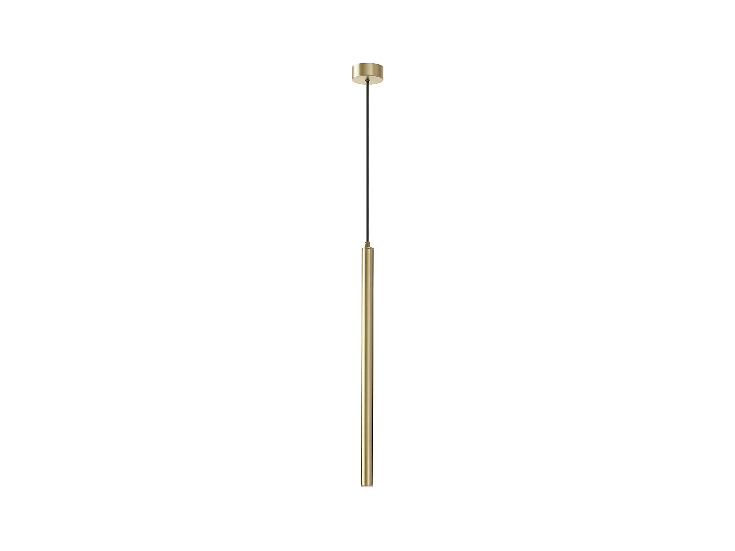 Deckenleuchte im modernen Stil TANIA – Höhe 60,8 cm – LED SMD AC 4 W – 400 lm und 3 K – Sockel ø8 cm – Stahl und Gold – IP40