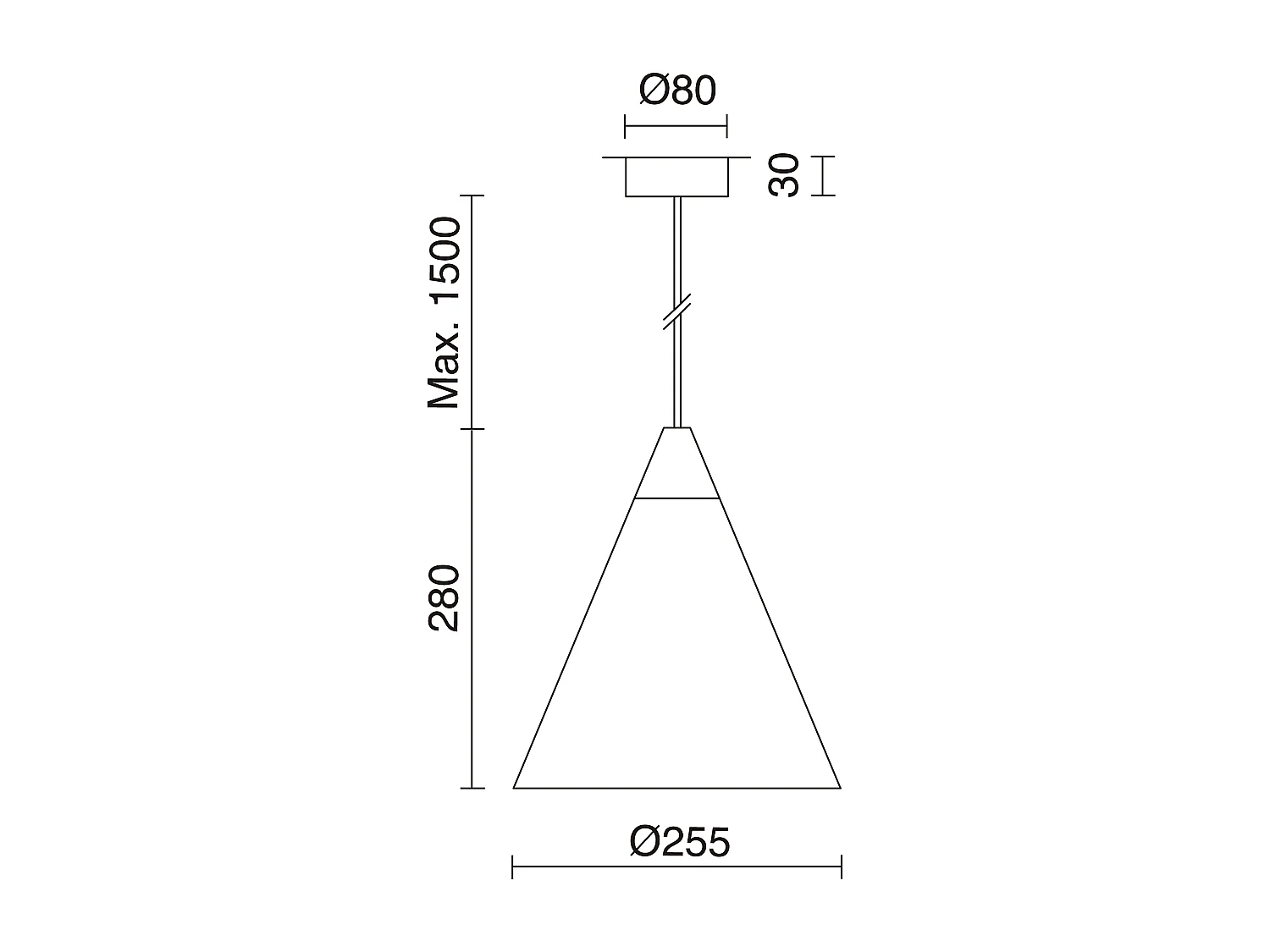 Lampada da soffitto moderna Oda-h.150cm x d.ø 25,5 cm-e27 60w-acciaio, legno-blu-ip20