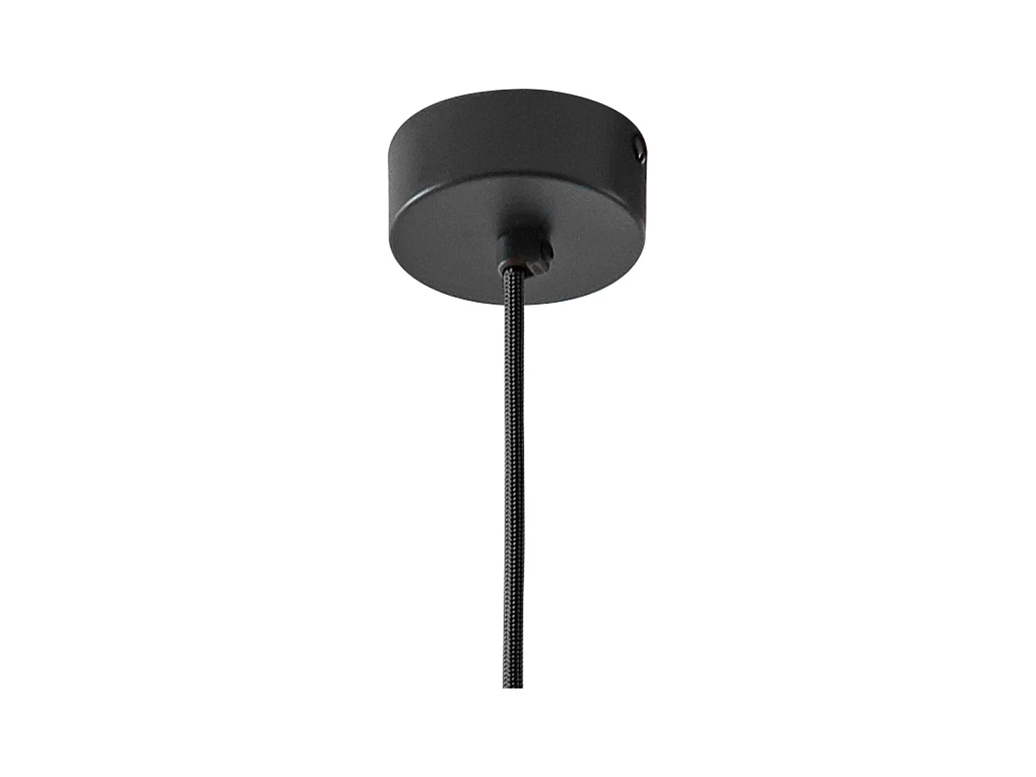 TOSCA moderne stijl plafondlamp - D. 33 cm x H. 150 cm - E27 60W - IP20 - binnen - staal en aluminium - zwart en goud