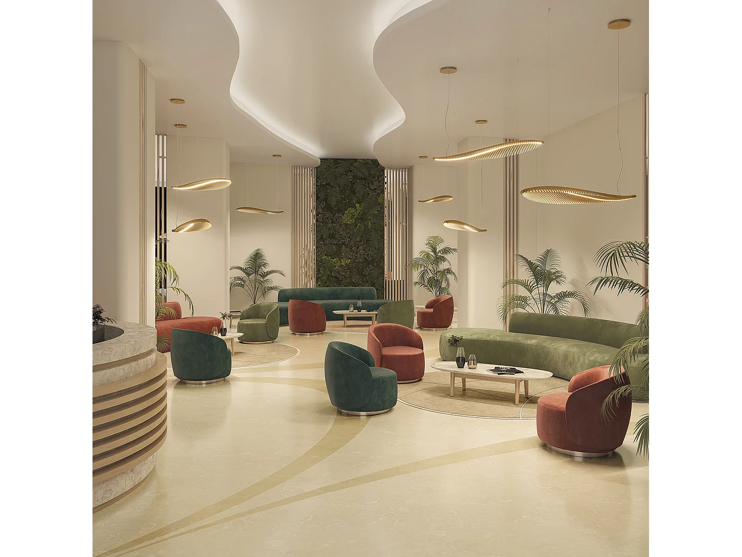 Lampada da soffitto Fish.-l.142,7cm x largh.ezza 42,8cm-ip20, led 26w-2,7k-120º-legno