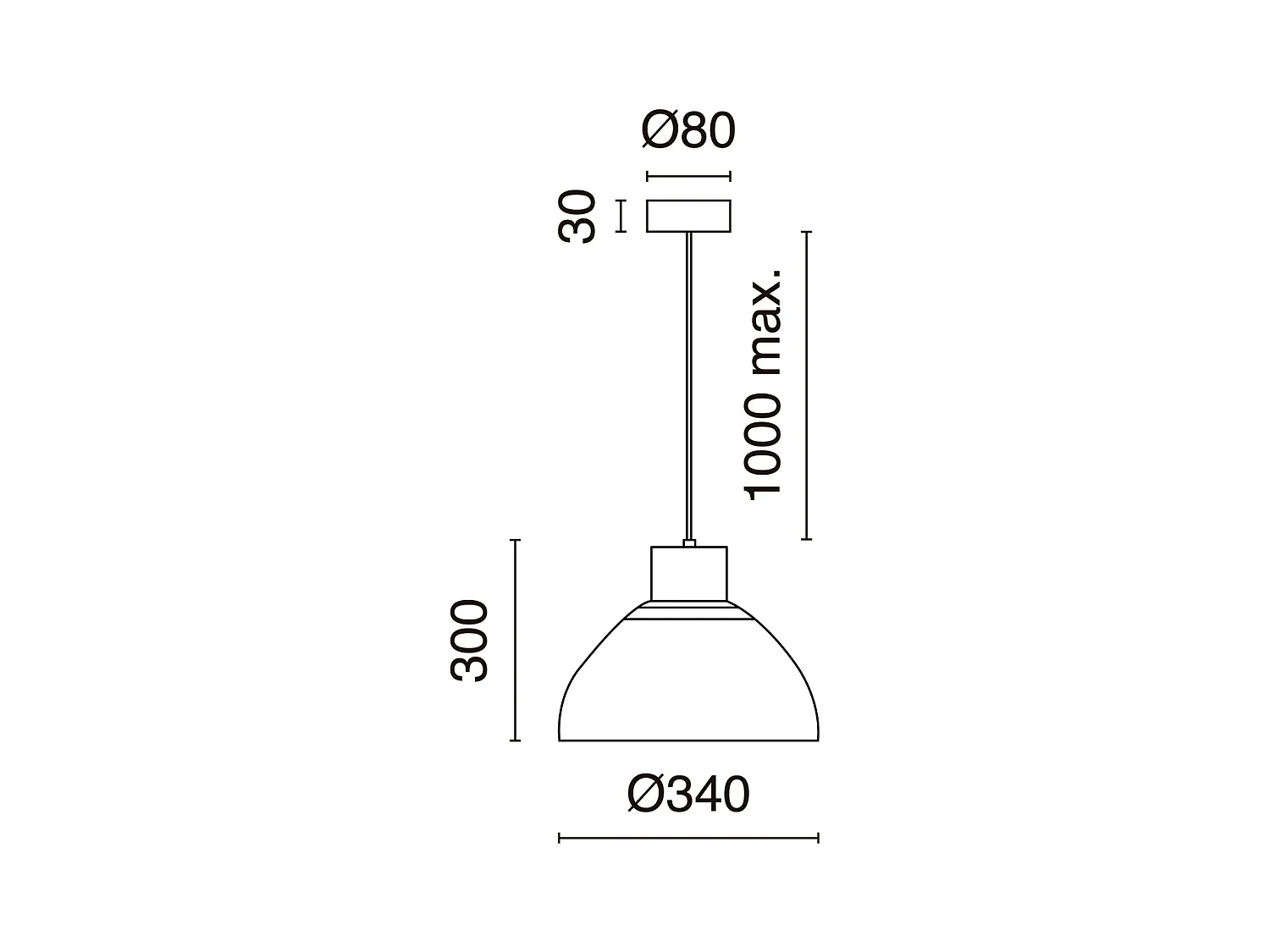Lámpara de techo VALAN estilo clásico y moderno - Alt. 100 cm x D. 34 cm - E27 60W - acero y madera - IP20 - azul