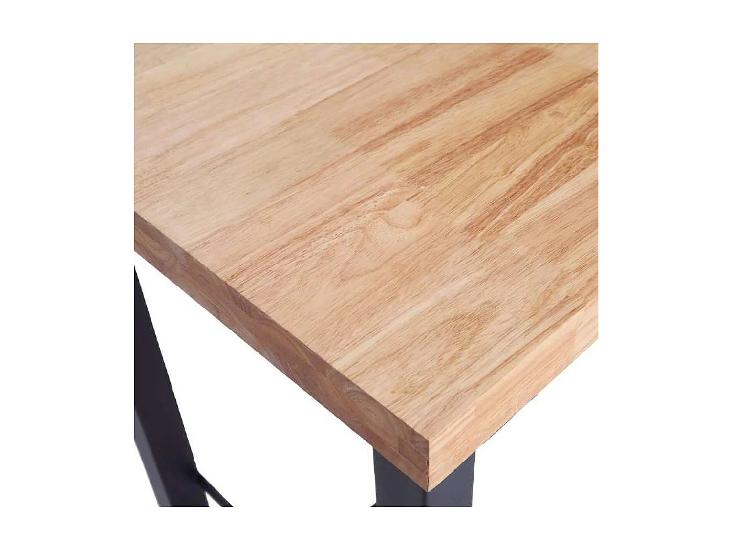 Mesa Alta Bar loft roble nordish/negro, 100 cm(alto)120 cm(ancho)70 cm(largo)