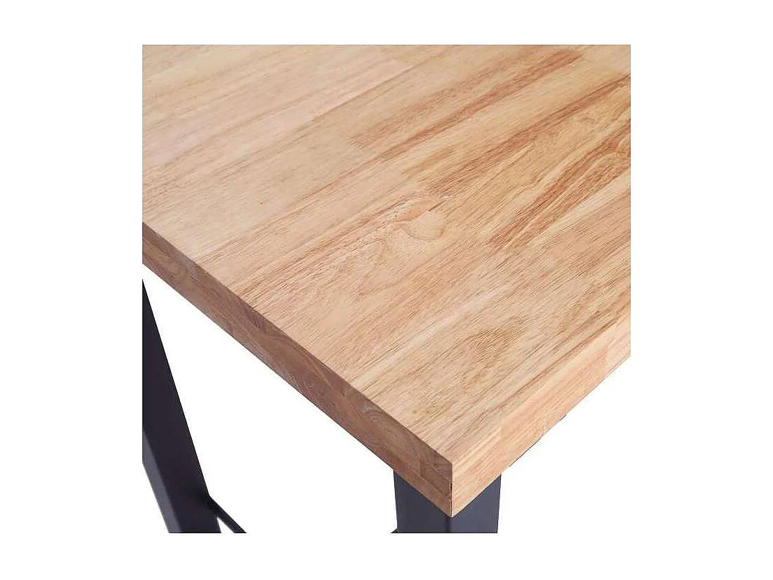 Mesa Alta Bar loft roble nordish/negro, 100 cm(alto)120 cm(ancho)70 cm(largo)