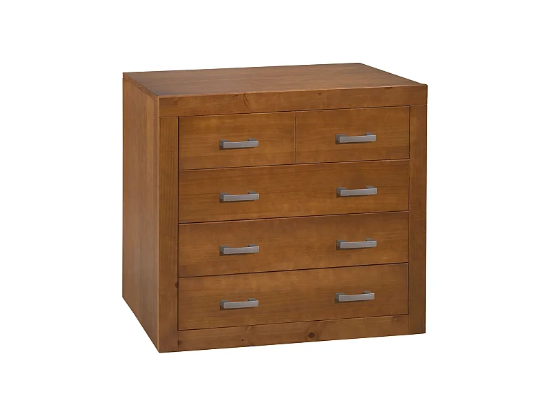 Cómoda dormitorio juvenil o matrimonio 4 Cajones madera maciza 80 cm(alto)95 cm(ancho)40