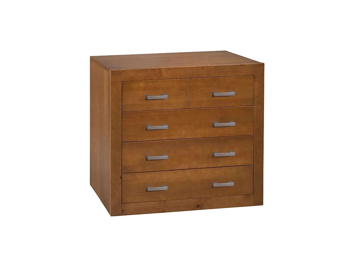 Cómoda dormitorio juvenil o matrimonio 4 Cajones madera maciza 80 cm(alto)95 cm(ancho)40