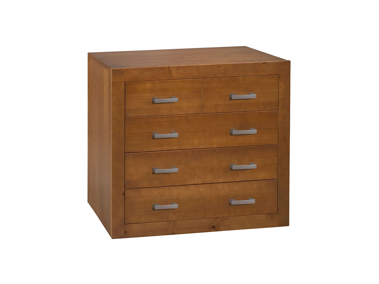 Cómoda dormitorio juvenil o matrimonio 4 Cajones madera maciza 80 cm(alto)95 cm(ancho)40