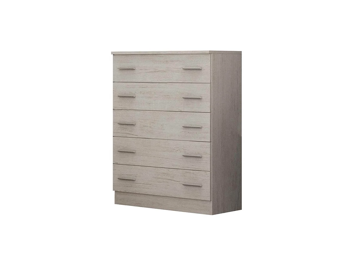 Sinfonier 5 cajones Modelo Kansas en ártico. 76cm(Ancho) 37cm(Fondo) 97cm(Alto