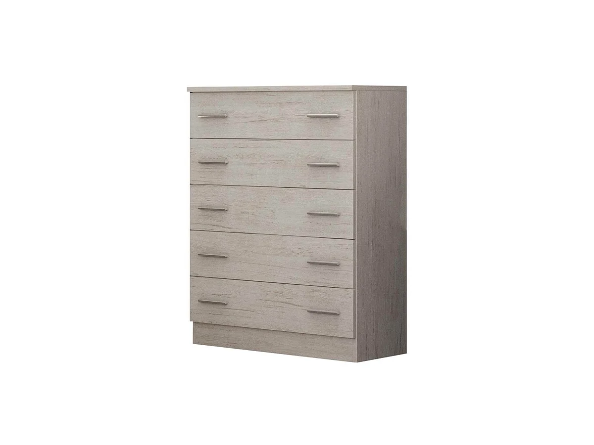 Sinfonier 5 cajones Modelo Kansas en ártico. 76cm(Ancho) 37cm(Fondo) 97cm(Alto