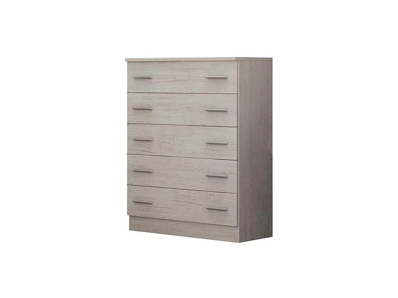 Sinfonier 5 cajones Modelo Kansas en ártico. 76cm(Ancho) 37cm(Fondo) 97cm(Alto