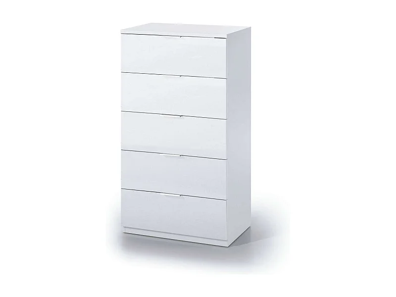 Sinfonier 5 cajones Modelo Maya en blanco 110 cm(alto)60 cm(ancho)40 cm(fondo)