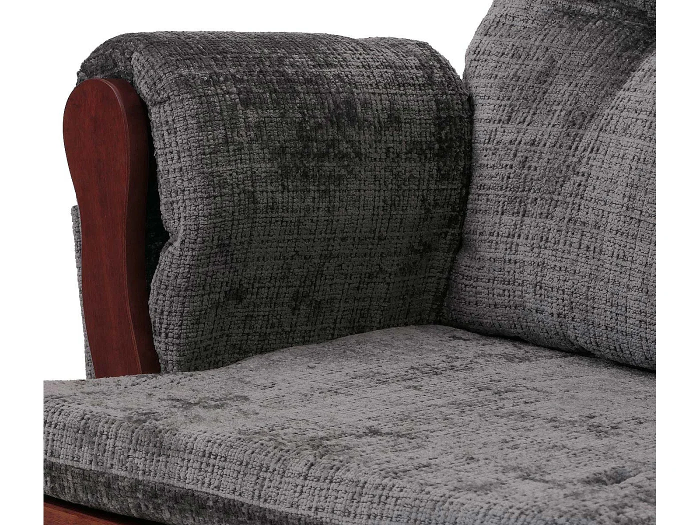 Relaxsessel MCW-C76, Dunkelgrau, Gestell dunkel