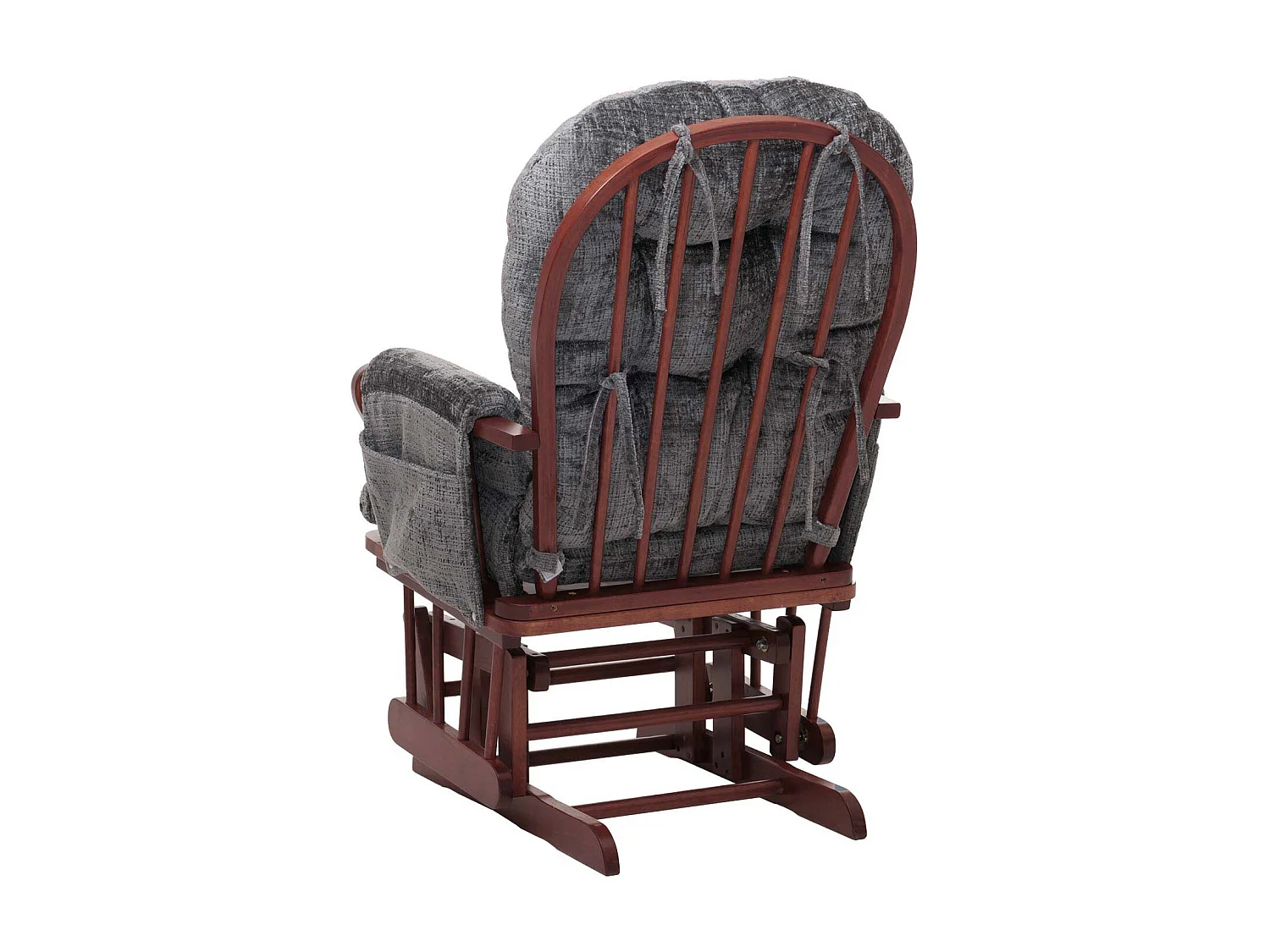 Fauteuil de relaxation MCW-C76,  gris foncé, piètement foncé