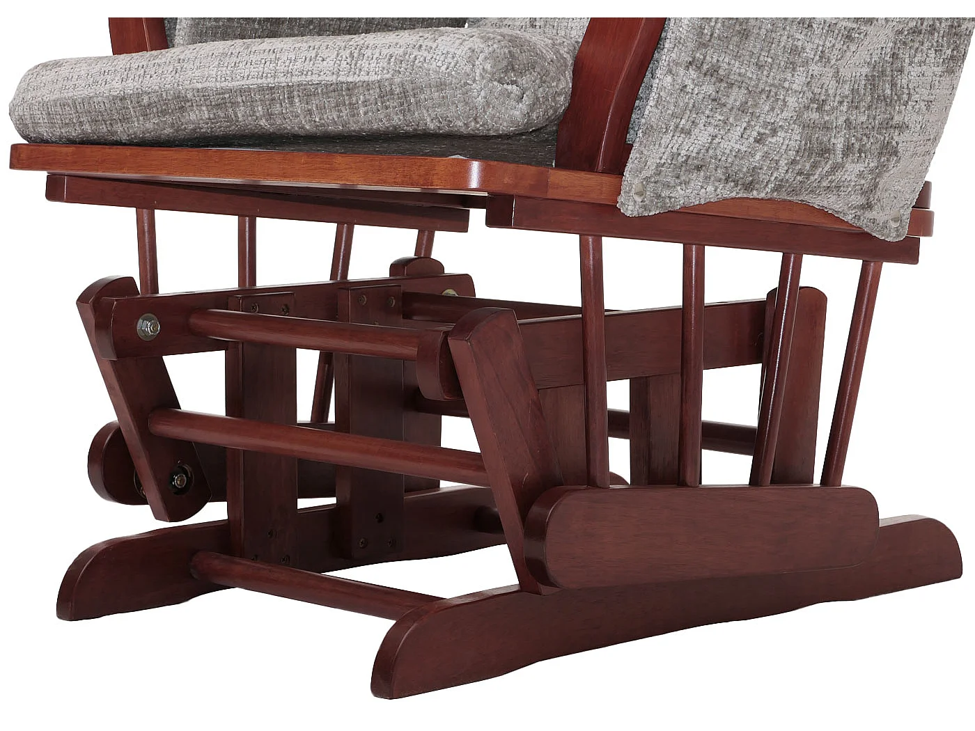 Leżanka MCW-C76,  jasnoszary, ciemna rama