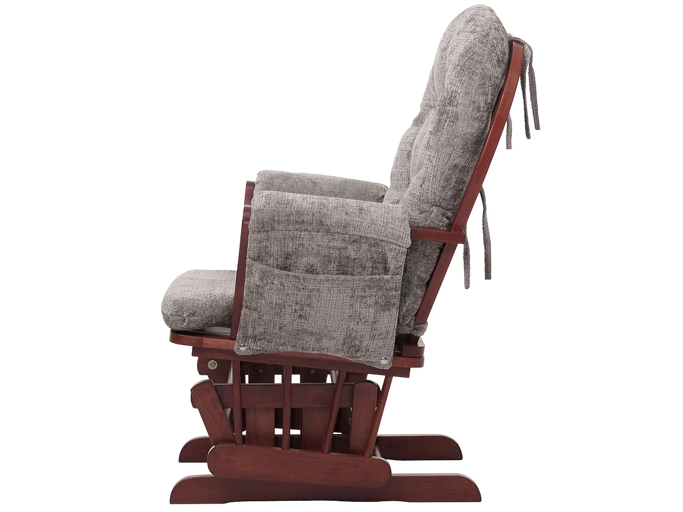 Leżanka MCW-C76,  jasnoszary, ciemna rama