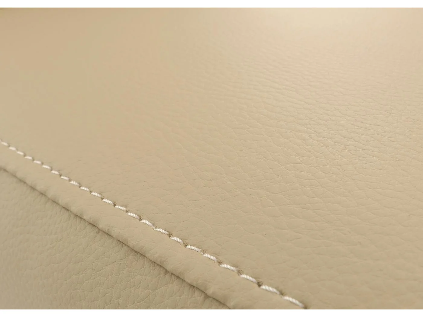 Krzesło do jadalni MCW-N66 KL (zestaw 2 sztuk),  kremowy, czarne nogi