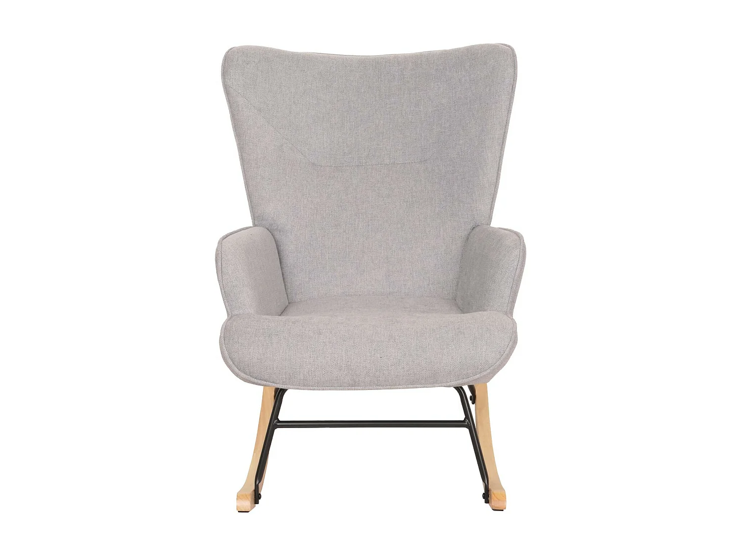 Schaukelstuhl MCW-N14, Hellgrau