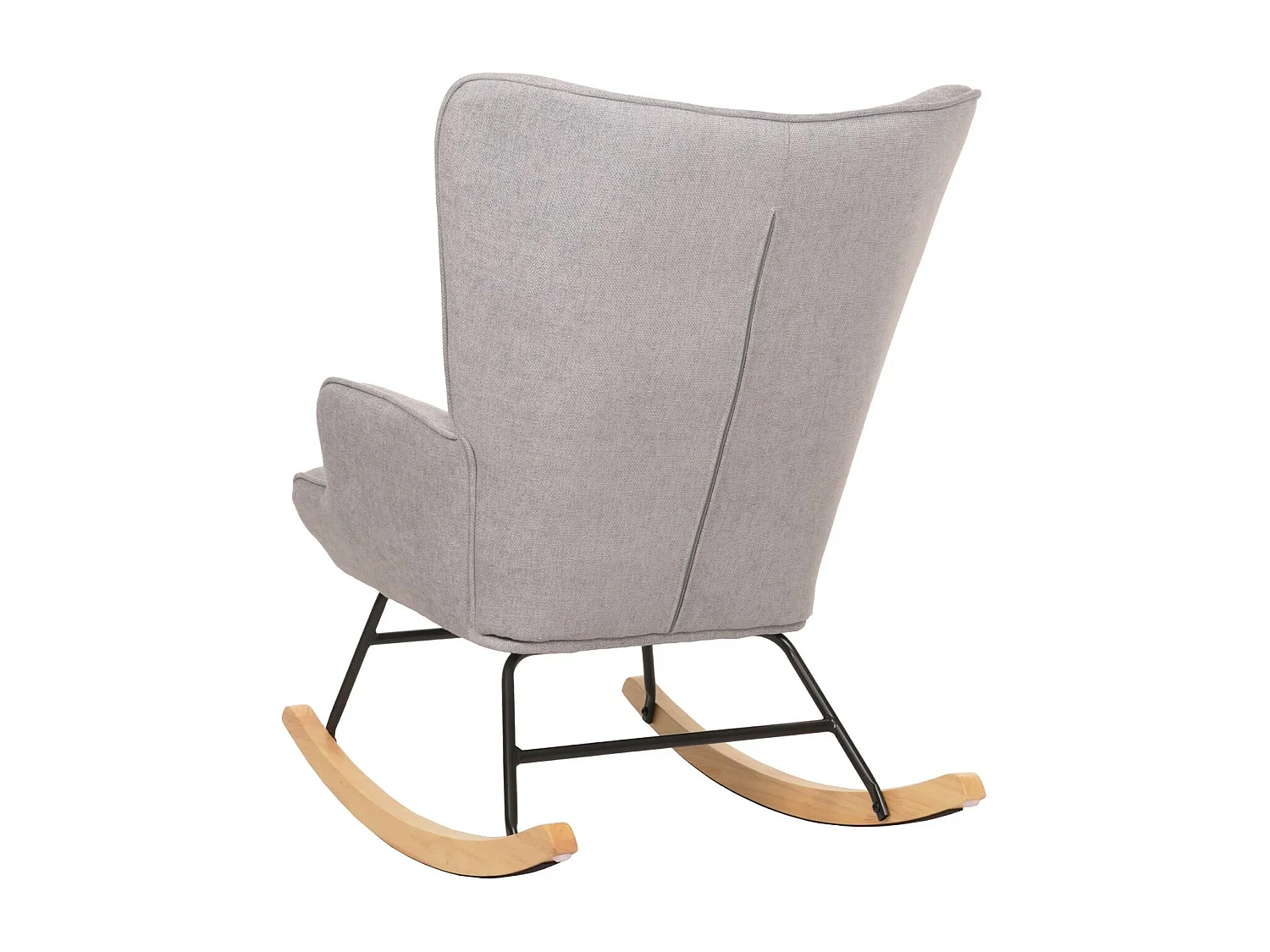 Cadeira de baloiço MCW-N14,  cinzento claro
