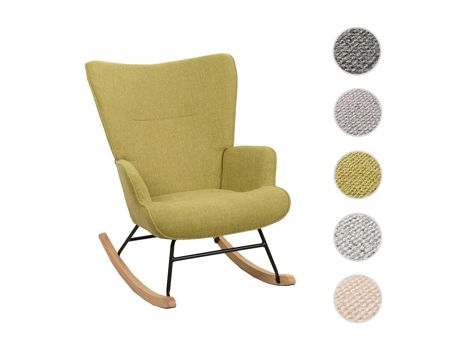 Schommelstoel MCW-N14,  groen