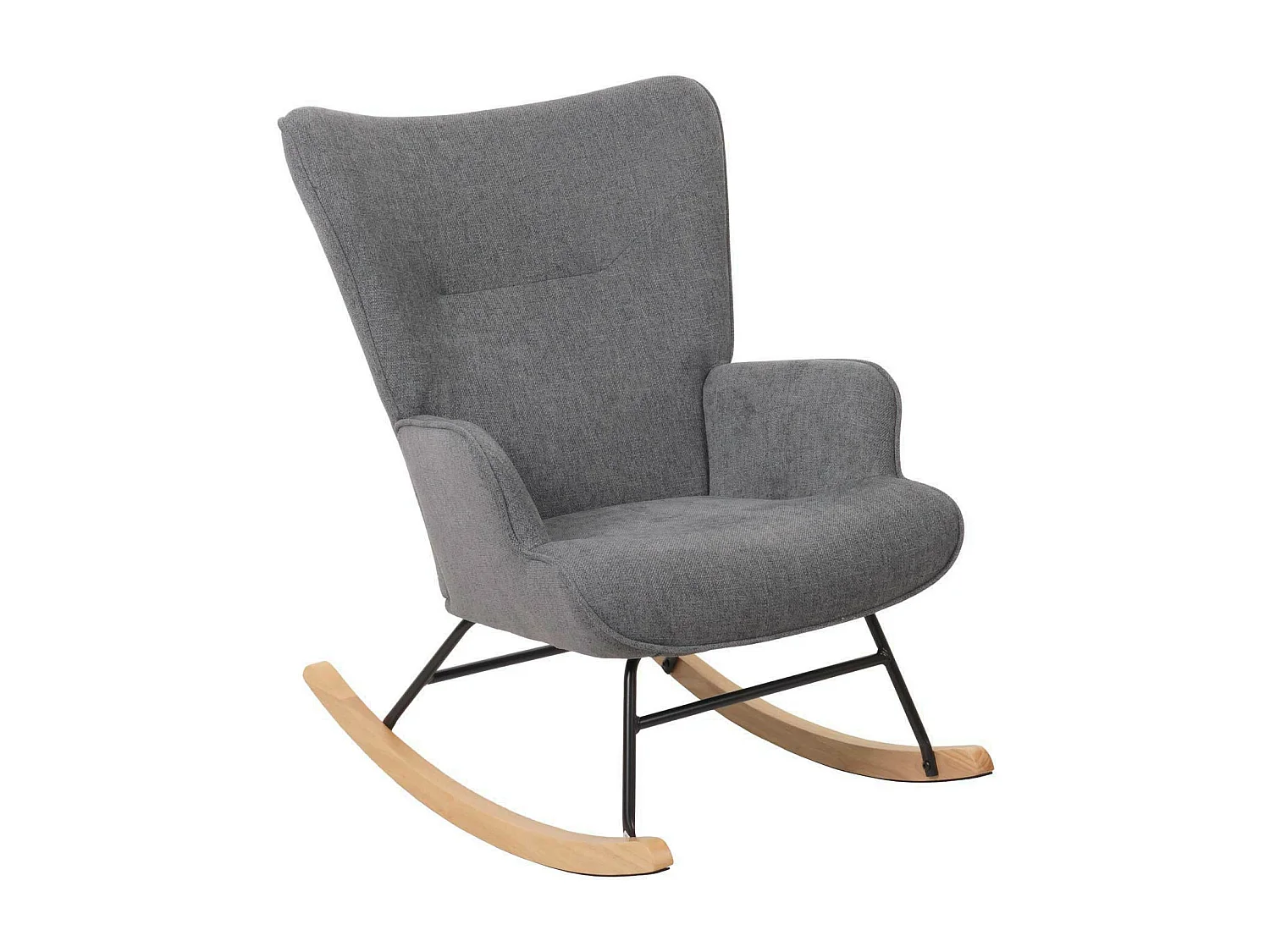 Schaukelstuhl MCW-N14, Dunkelgrau