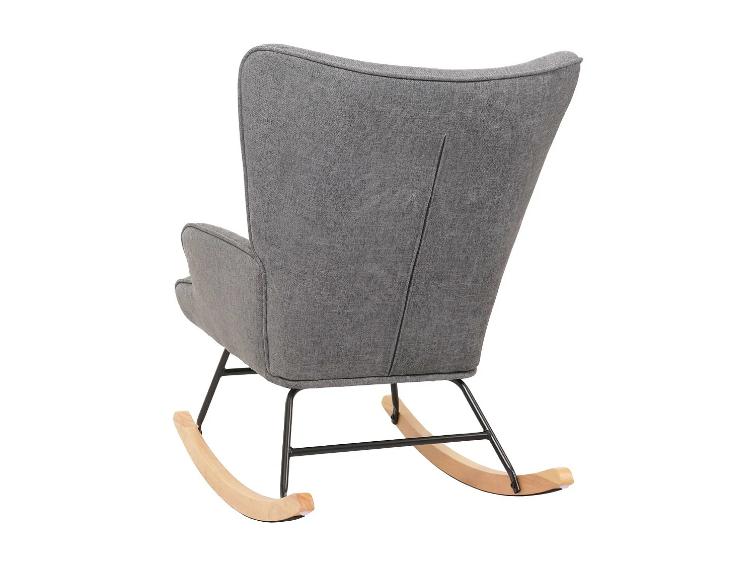 Schaukelstuhl MCW-N14, Dunkelgrau