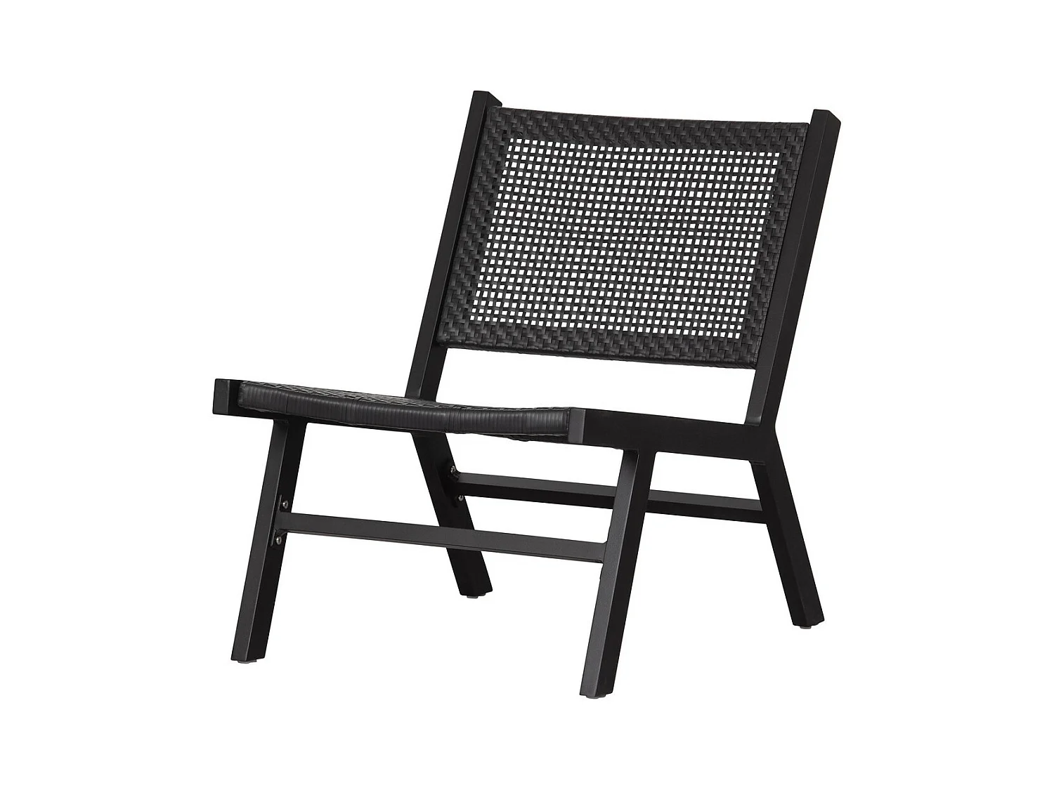 PUK - Fauteuil aluminium noir