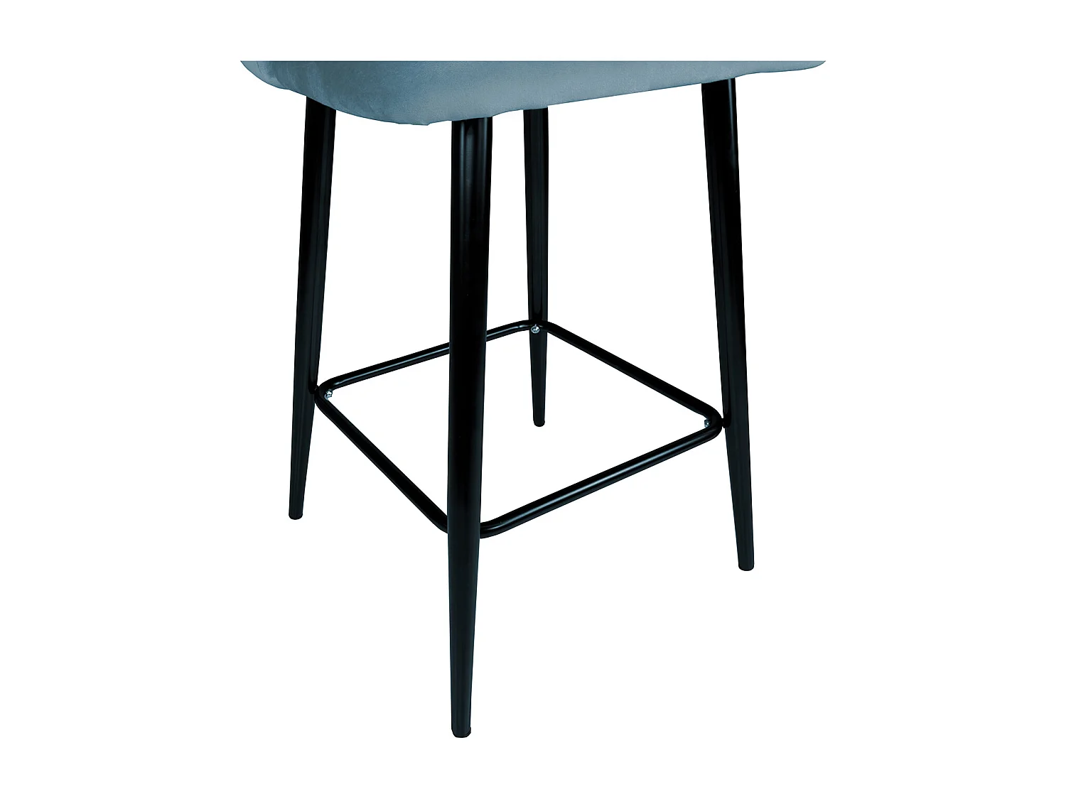 Sgabello cucina imbottito, sgabello alto in velluto carta da zucchero mod. Zoe