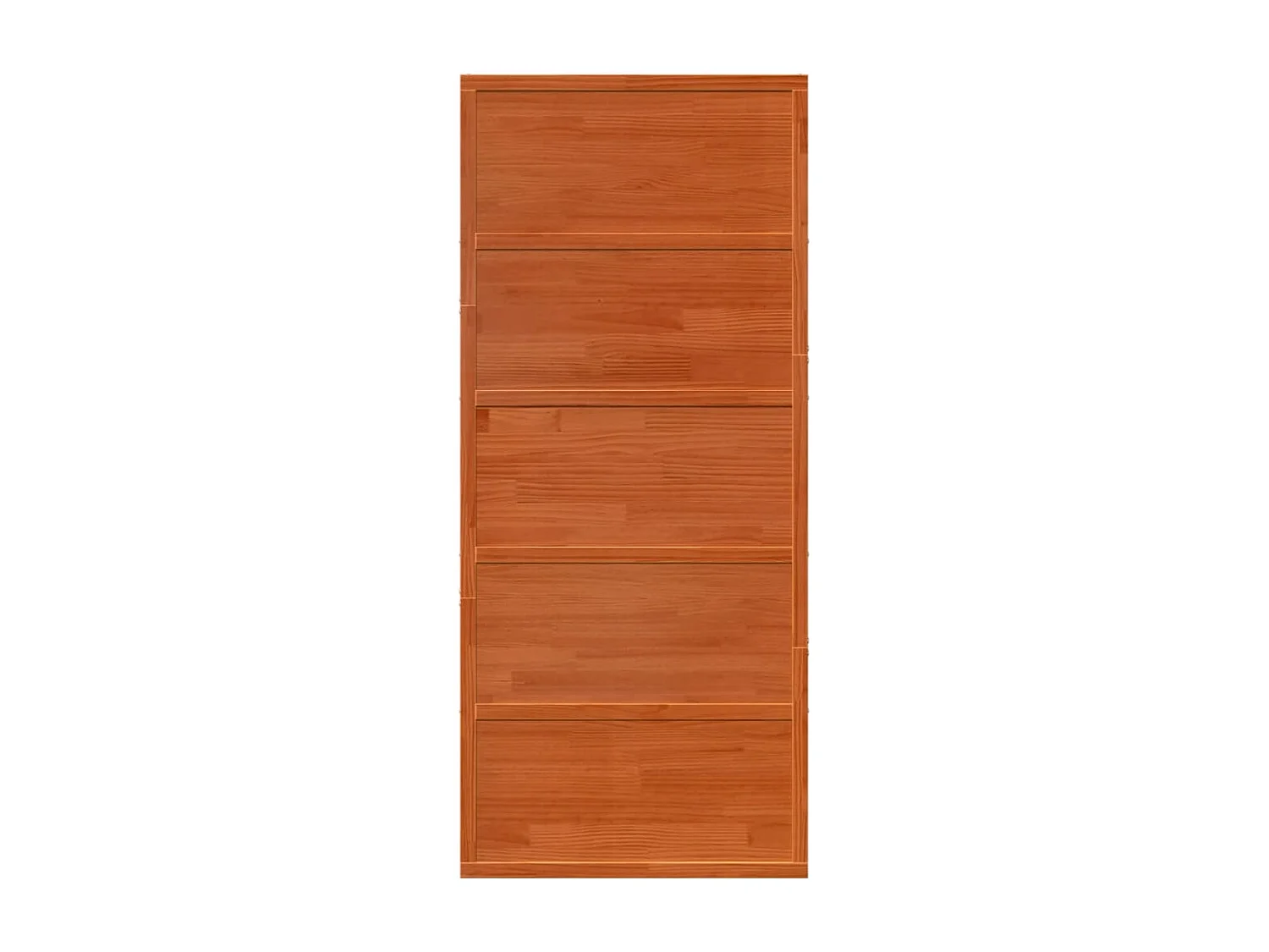 Porta del Granaio Marrone 90x208 cm in Legno Massello di Pino