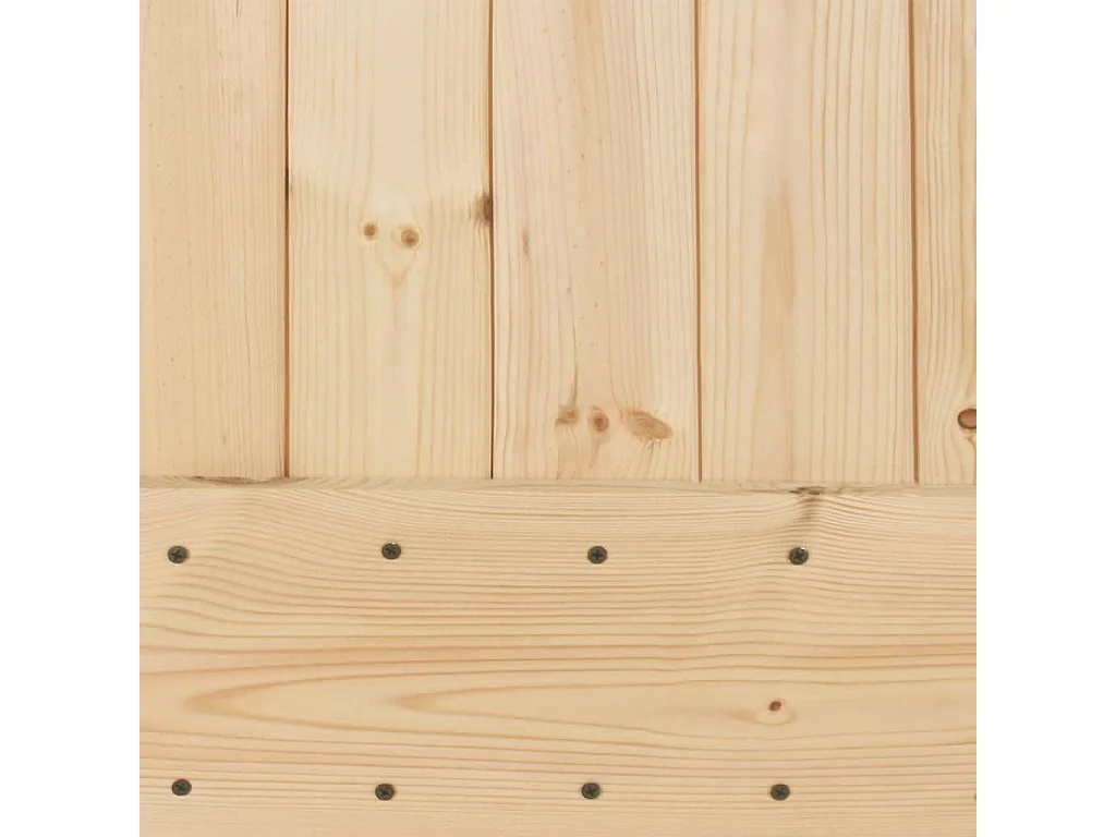 Puerta corredera con herrajes madera maciza de pino 85x210 cm