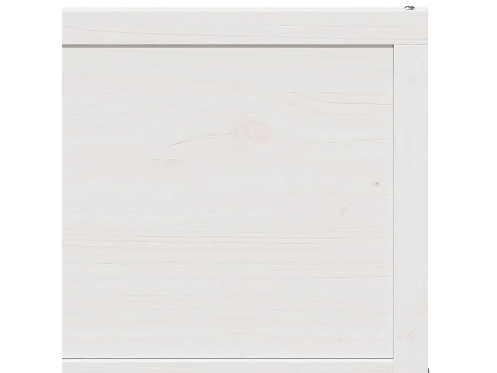 Porta de celeiro 90x208 cm madeira de pinho maciça branco