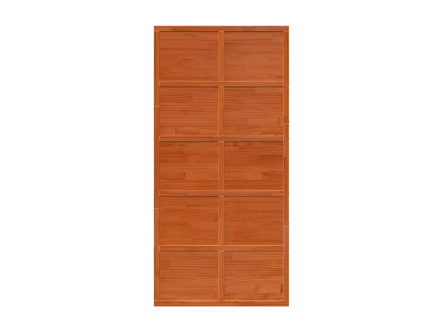 Porta del Granaio Marrone 100x208 cm in Legno Massello di Pino