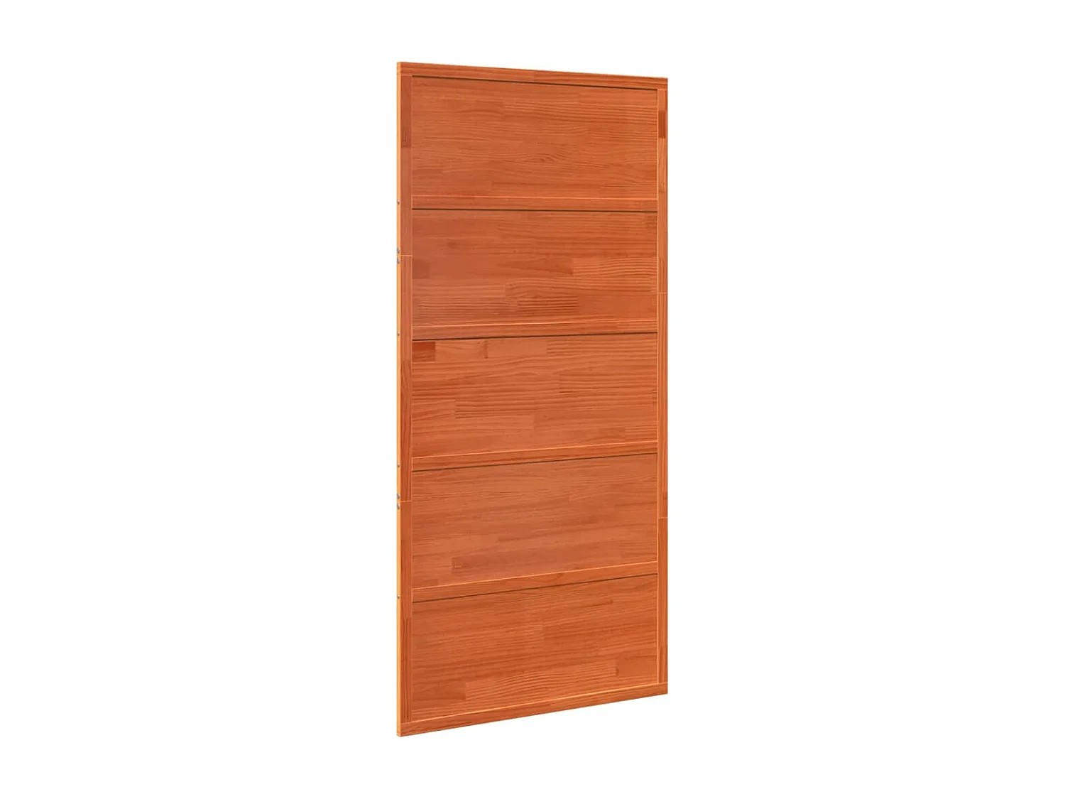 Puerta de granero madera maciza pino marrón miel 100x208 cm