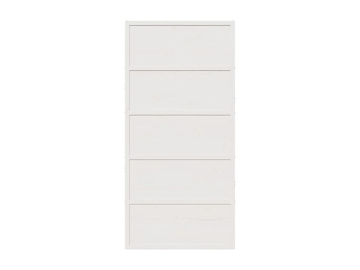 Porta del Granaio Bianca 100x208 cm in Legno Massello di Pino