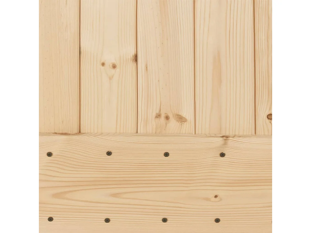 Puerta corredera con herrajes madera maciza de pino 70x210 cm