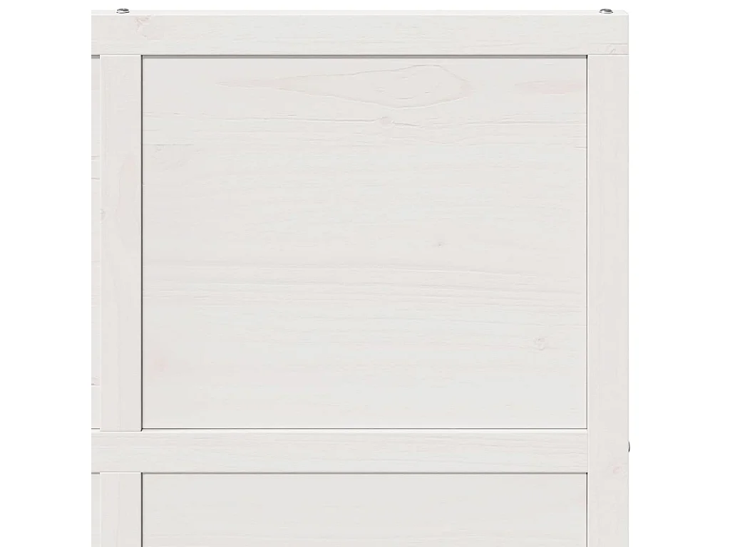 Porta de celeiro 100x208 cm madeira de pinho maciça branco