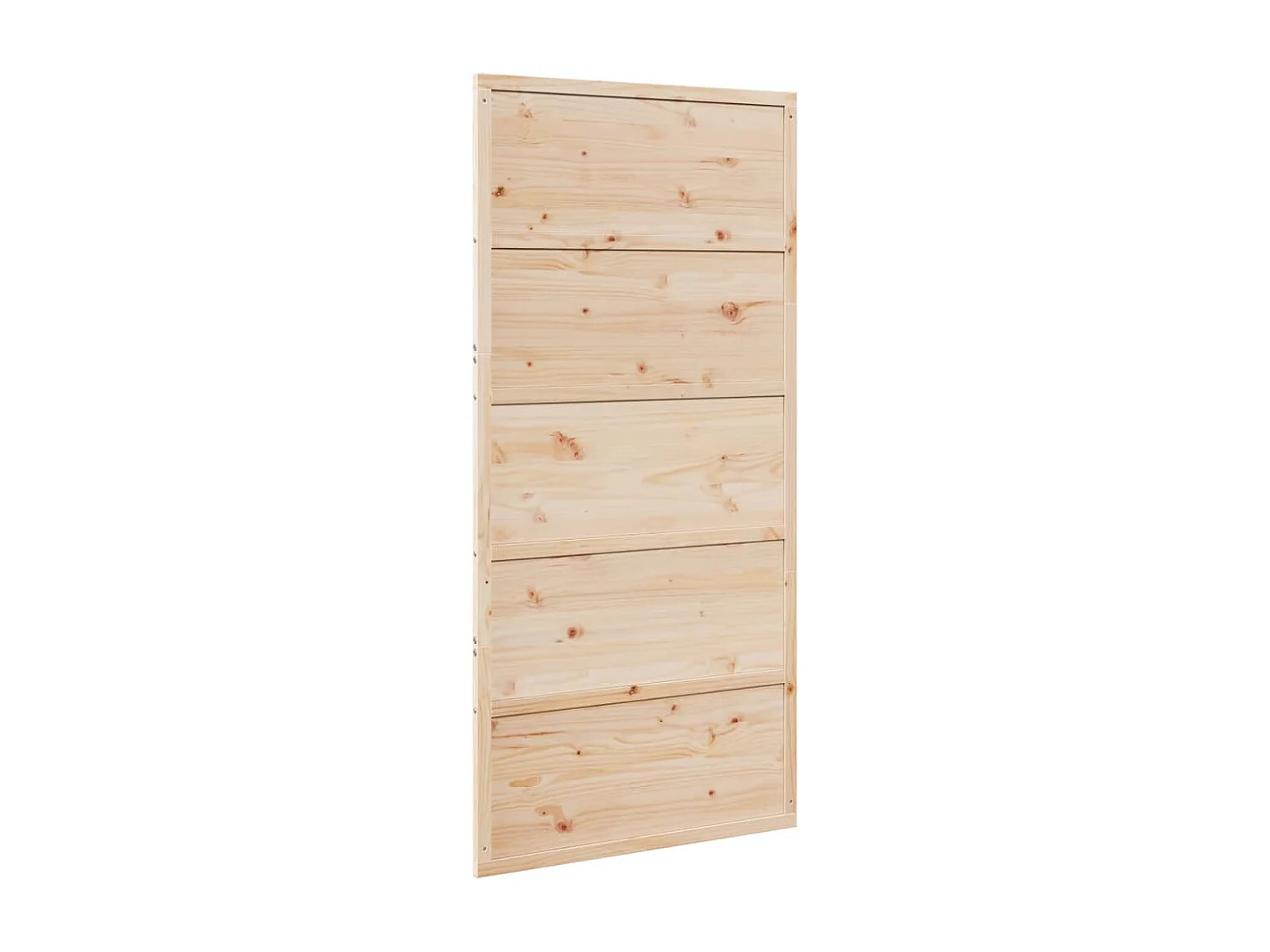 Porta per Granaio 100x208 cm in Legno Massello di Pino