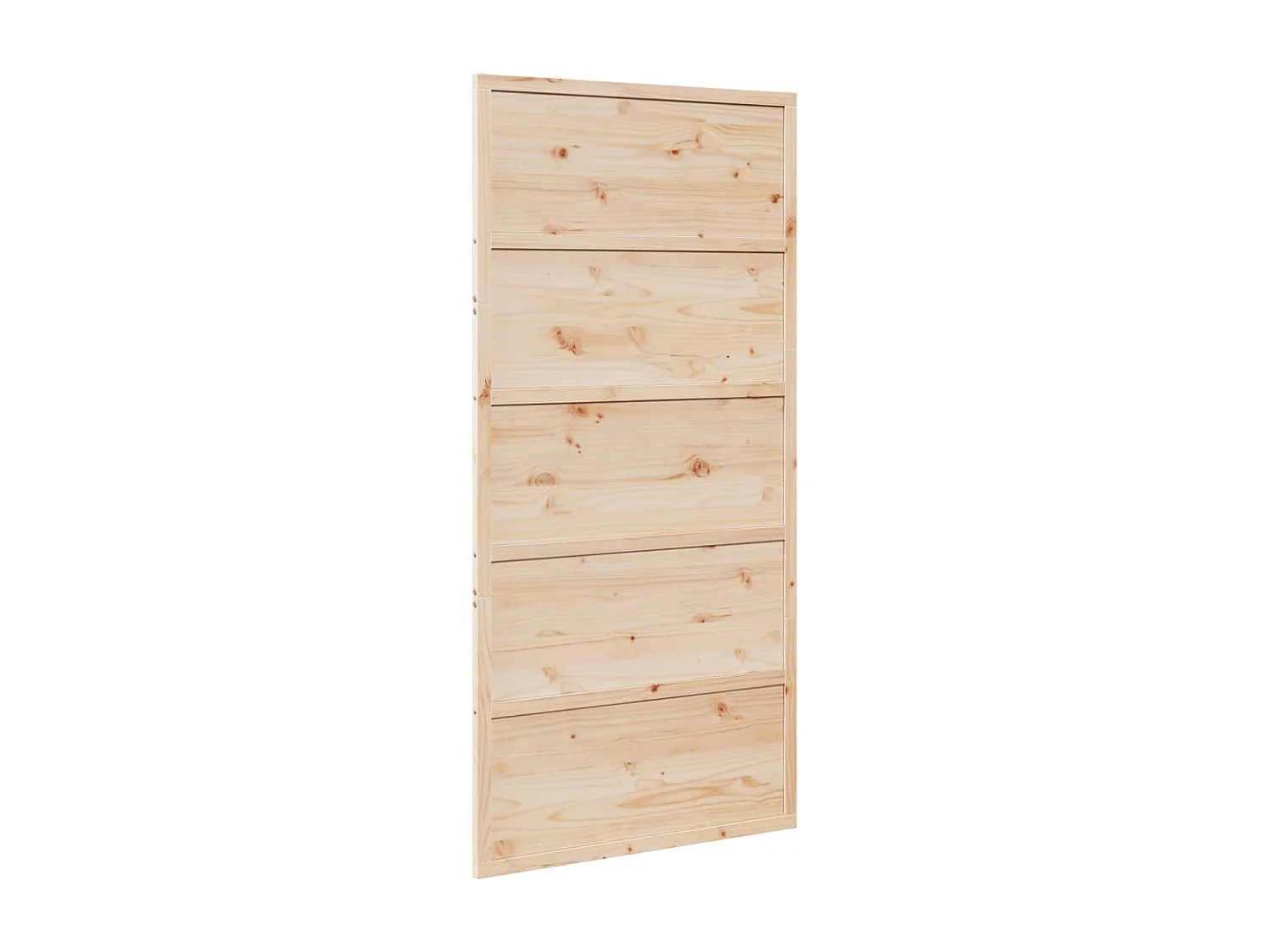 Porta per Granaio 100x208 cm in Legno Massello di Pino