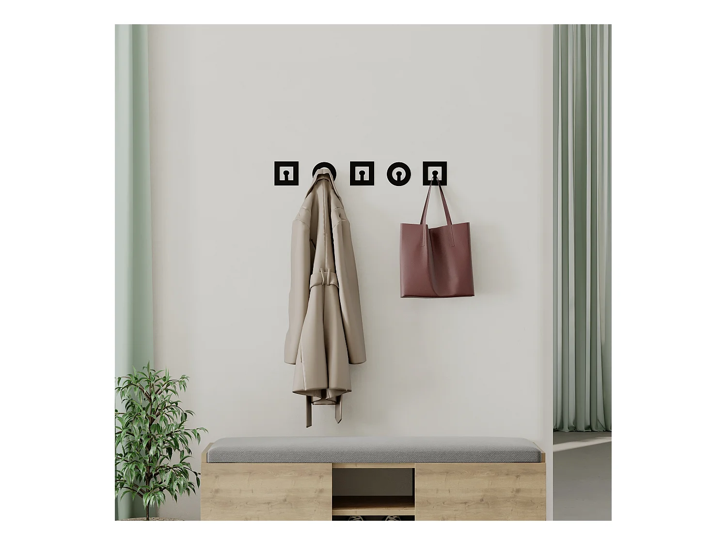 Wandhaken KALY Set 5
